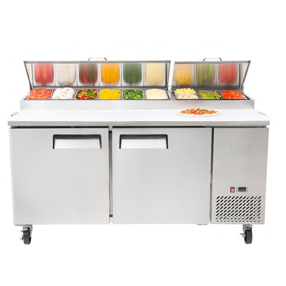 Maestro MPF8202GR PIZZA PREP SALAD FRIDGE 1700MM