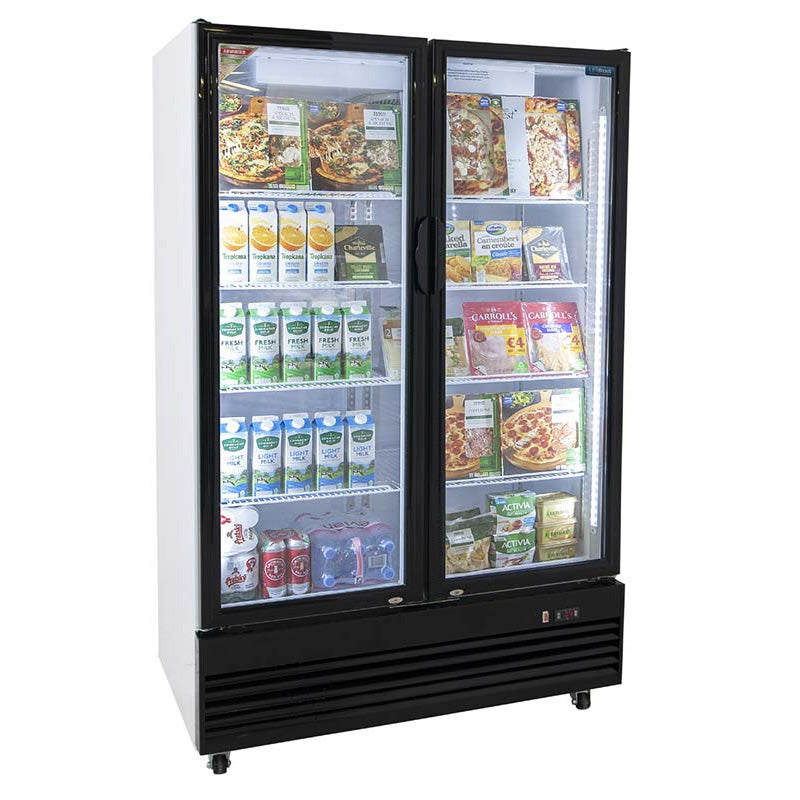 Maestro GDR1000 2 DOOR DISPLAY FRIDGE