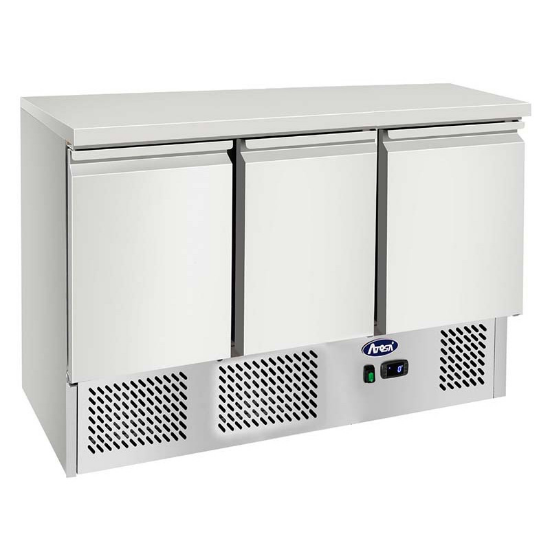 Maestro ESL3851GR COMPACT 3 DOOR COUNTER FRIDGE