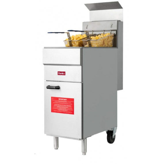 Maestro GF30 GAS TWIN Basket Fryer NAT or LPG