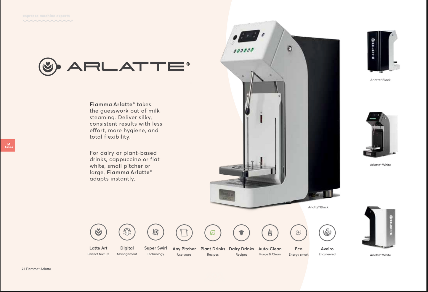 Fiamma Arlatte Milk Steamer