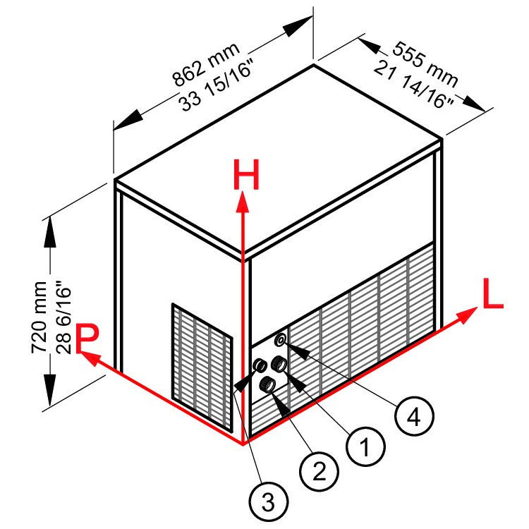 Brema 155kg modular ice model C150